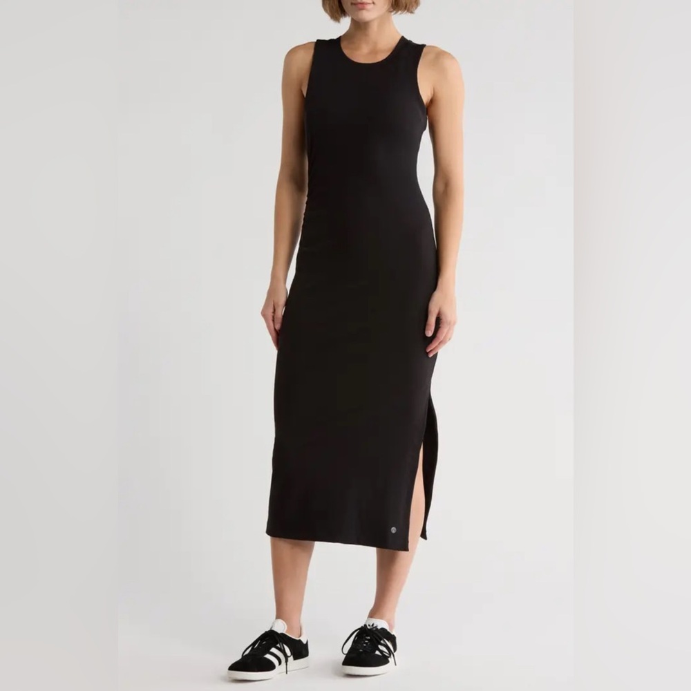 Apana Expedite Sleeveless Rib Midi Dress